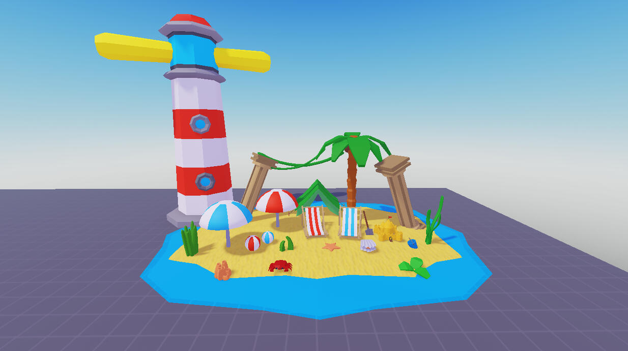 Summer Assets Low Poly
