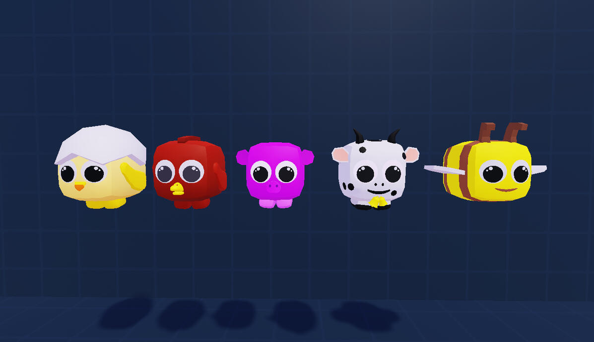 Pets Atlantis with Golden Version Low Poly