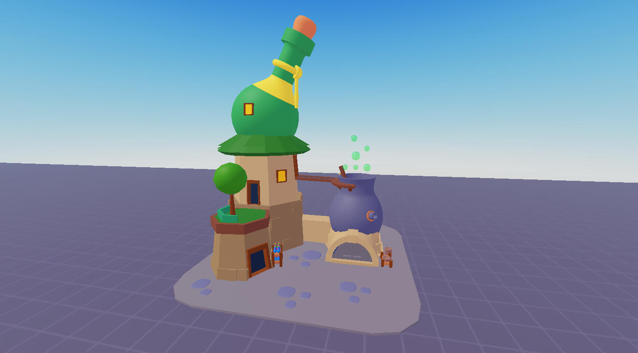 Potion Shop Low Poly