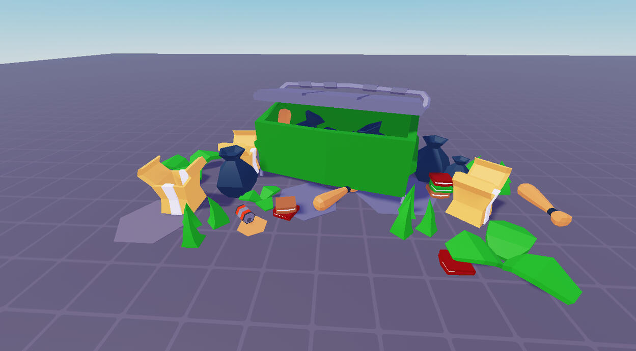 Trash/Garbage Low Poly